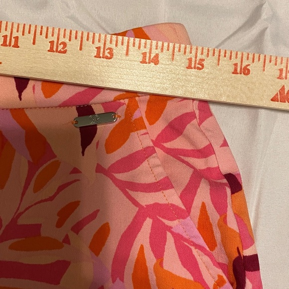 Rafaella Tropical Floral Skort – Pink Orange Multi – Size M - Picture 4 of 5